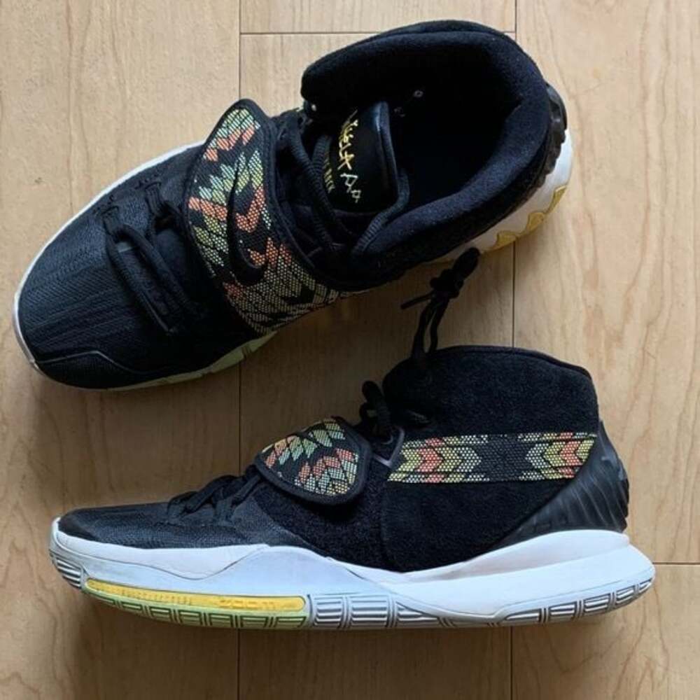 Nike Kyrie 6 N7 'Standing Rocks' basketball shoe.
